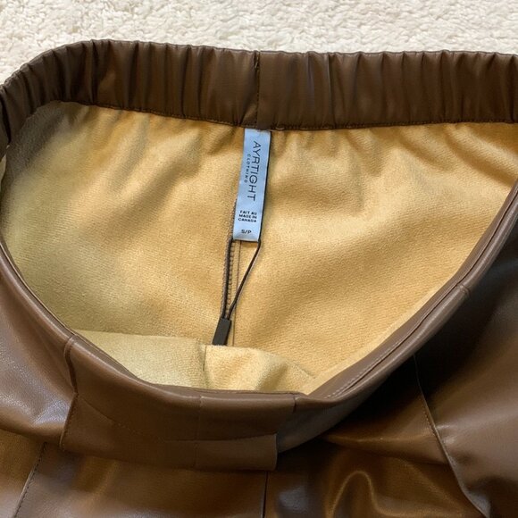 Ayrtight Clothing Womens Rhye Morris Pant Sz Sm Colour Sepia Made in Canada NWT - Picture 7 of 10